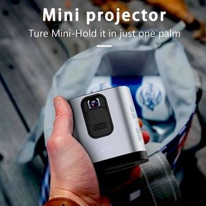Wi-Fi Mini Projector: 150 ANSI Lumen, 1080p HD, 110-inch. Movie in Your Palm